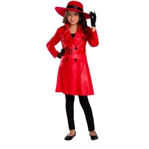 Red Kids Detective Costume
